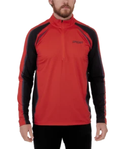 Spyder M Throwback Lightweight Zip T-neck