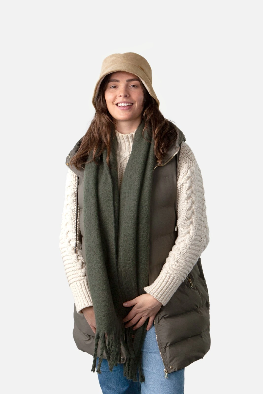 Barts Fyone Scarf Army 4 Barts Fyone Scarf Army - Image 2