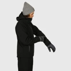 Brunotti Marsala_N Mens Softshelljacket -Winter Sportswear Brunotti M Marsala Softshellsnowjacket Black 2022 3