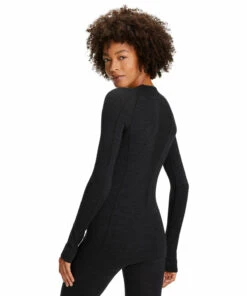 Falke WT Longsleeved Shirt Regular W -Winter Sportswear Falke W Wool Tech Longsleeve 33211 3000 Black 2022 3
