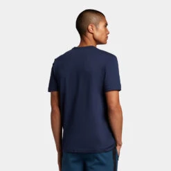 Lyle & Scott Lyle And Scott Martin SS T-Shirt -Winter Sportswear Lyle M Martin SS T Shirt 2023 Navy 3