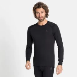Odlo M BL TOP Crew Neck L/S ACTIVE WARM ECO -Winter Sportswear Odlo M BL TOP Crew neck l s ACTIVE WARM ECO 2022 3