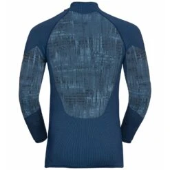 Odlo M BL TOP Turtle Neck L/s Half Zip BLACKCOM -Winter Sportswear Odlo M Blackcomb Top Turtle Neck LS Half Zip Estate Blue 2022 2