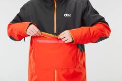 Picture M Trifid Jacket -Winter Sportswear Picture M Trifid Jacket 2022 a black pumpkin red 8