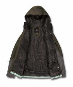 Volcom W Strayer Ins Jacket -Winter Sportswear Volcom W Strayer Ins Jacket Black Green 2022 3