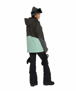 Volcom W Strayer Ins Jacket -Winter Sportswear Volcom W Strayer Ins Jacket Black Green 2022 5