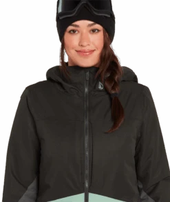 Volcom W Strayer Ins Jacket -Winter Sportswear Volcom W Strayer Ins Jacket Black Green 2022 8