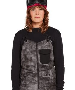 Volcom Womens Swift Bib Overall -Winter Sportswear Volcom W Swift Bib Overall 2022 Acid Black 9
